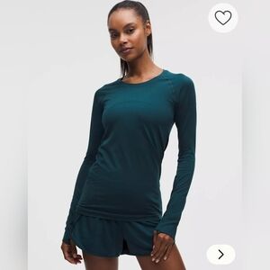 THREE Lululemon Swiftly Tech Long-Sleeve Hip Length